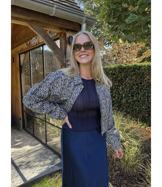 Mabel top donkerblauw