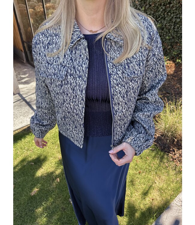 Mabel top donkerblauw