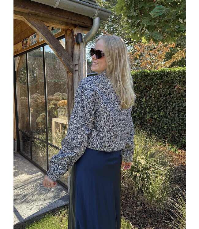 Eleanor jas donkerblauw