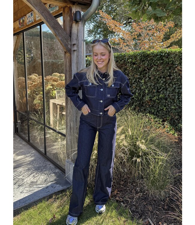 Valluna jeans donkerblauw