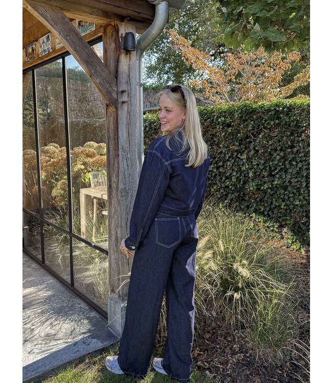 Valluna jeans donkerblauw