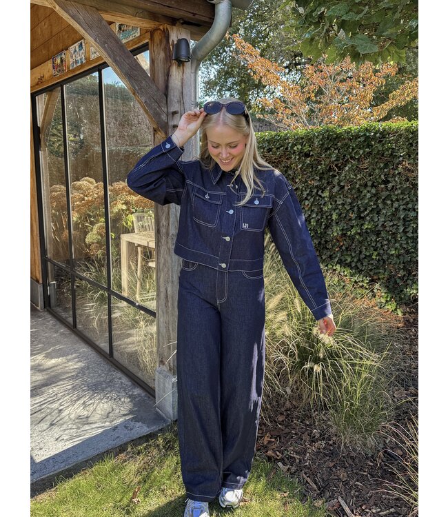 Valluna jeans donkerblauw