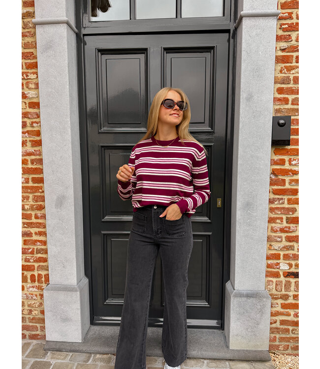 Elena jeans donkergrijs