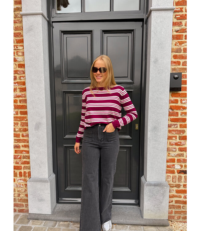 Elena jeans donkergrijs