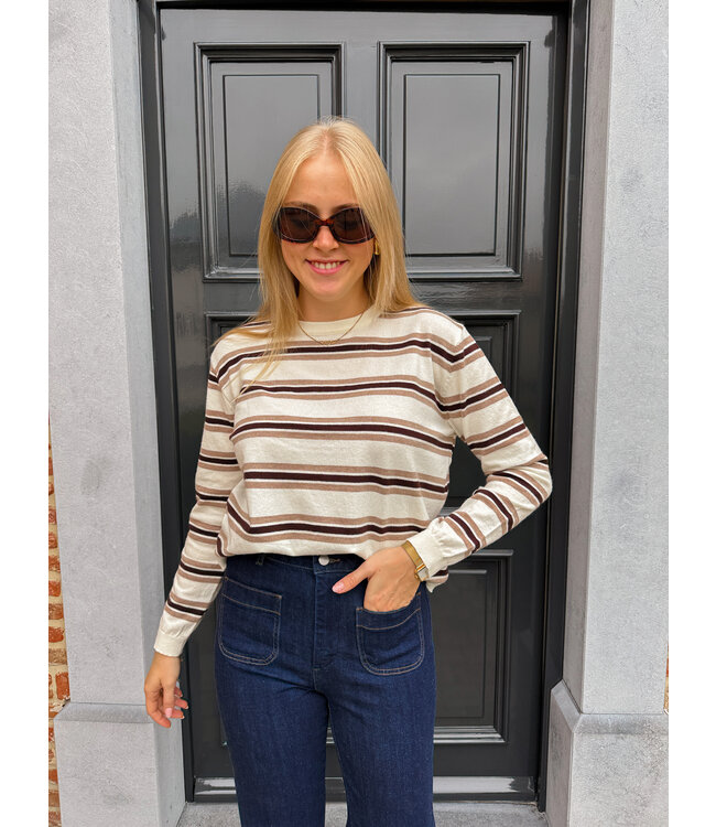Julie pull beige-taupe