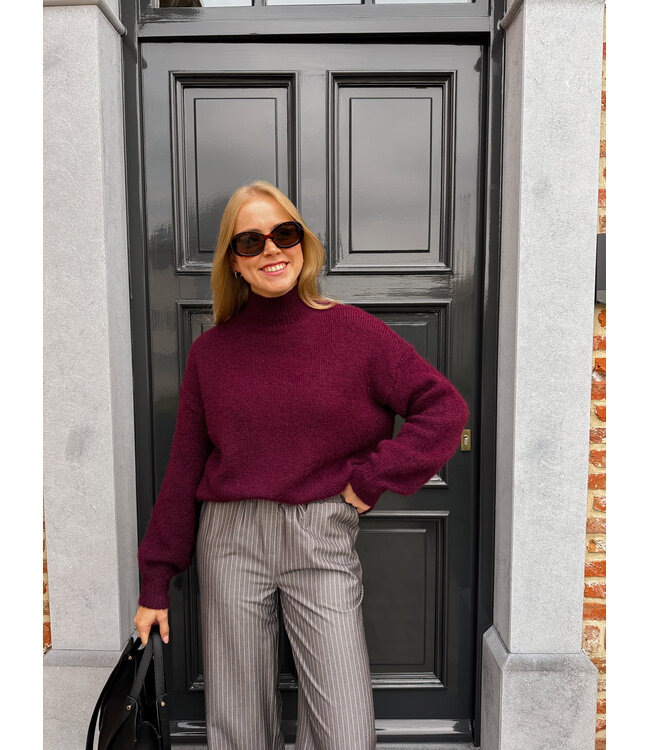Maud pull burgundy