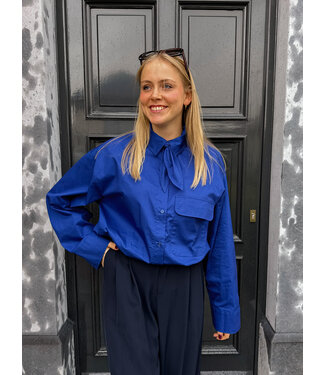 Diego shirt kobaltblauw