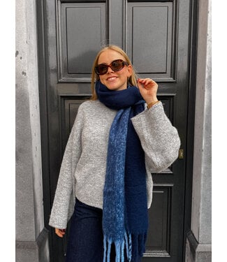 Sjaal donkerblauw