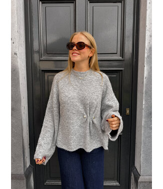 Noorie pull lichtgrijs