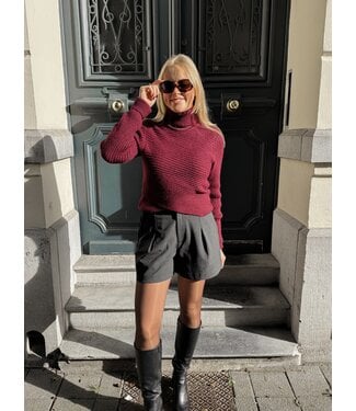 Lofty Manner Rikke short donkergrijs