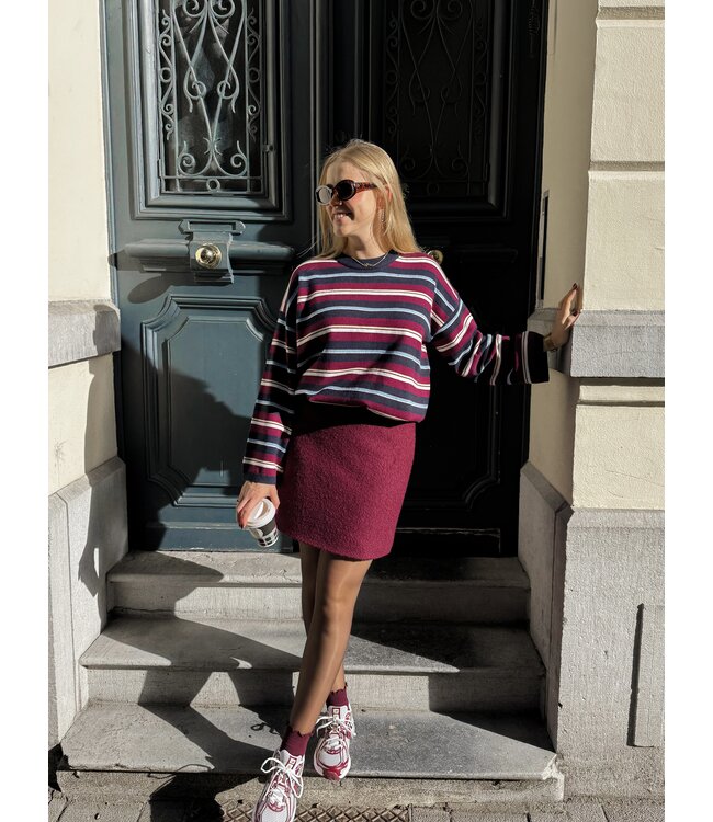 Lofty Manner Kaisa rok burgundy