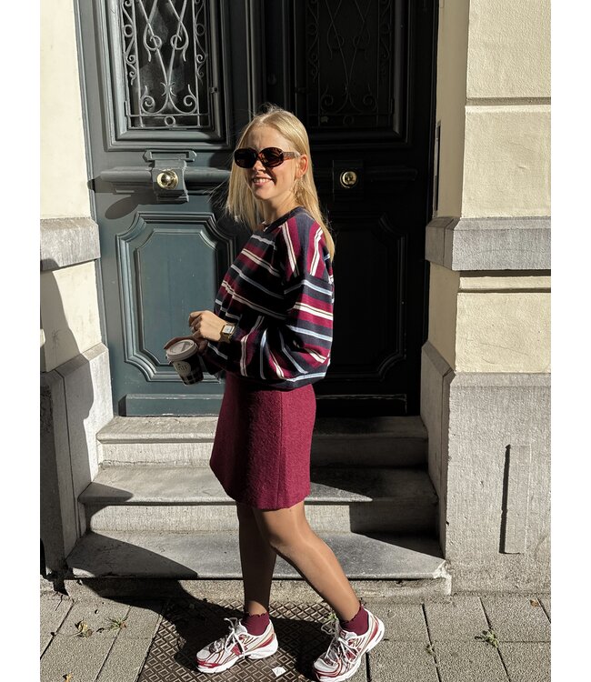 Lofty Manner Kaisa rok burgundy