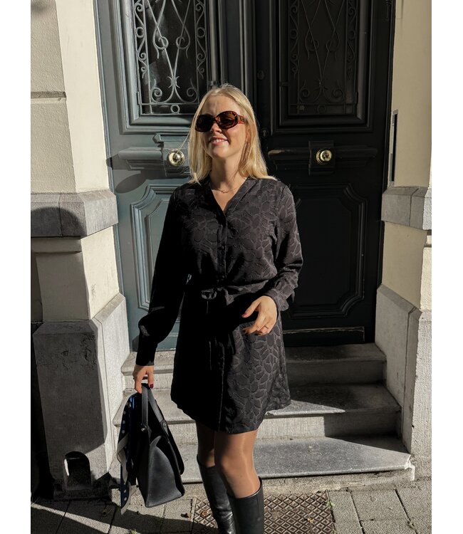 Lofty Manner Lina jurk zwart