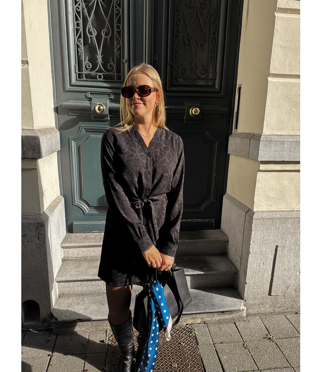 Lofty Manner Lina jurk zwart