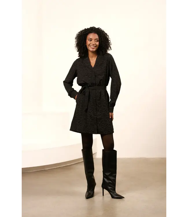 Lofty Manner Lina jurk zwart