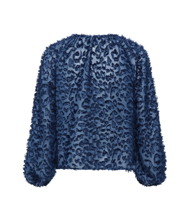 Saint Tropez Nilsine blouse donkerblauw