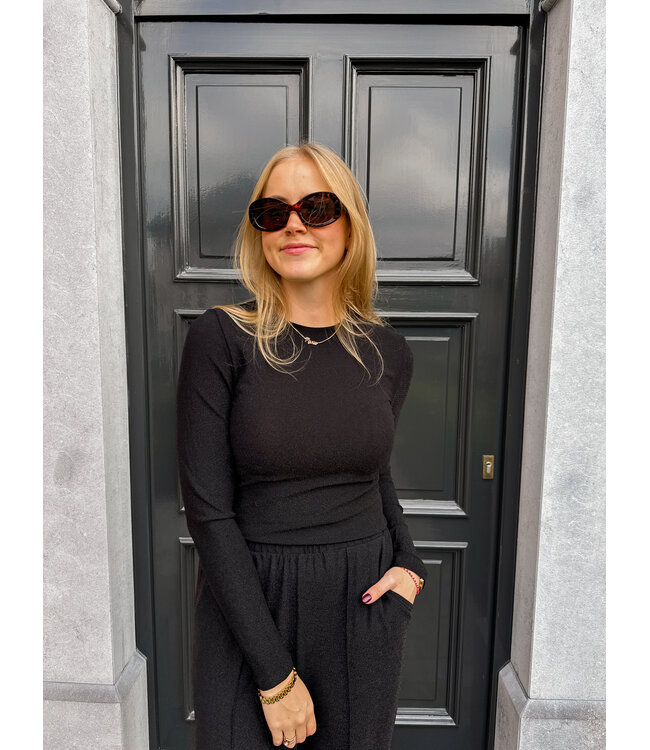 Saint Tropez Noria top zwart