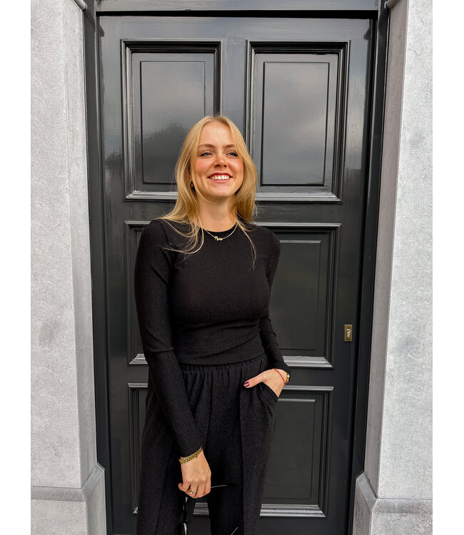 Saint Tropez Noria top zwart