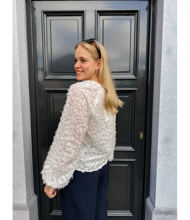 Saint Tropez Nilsine blouse wit