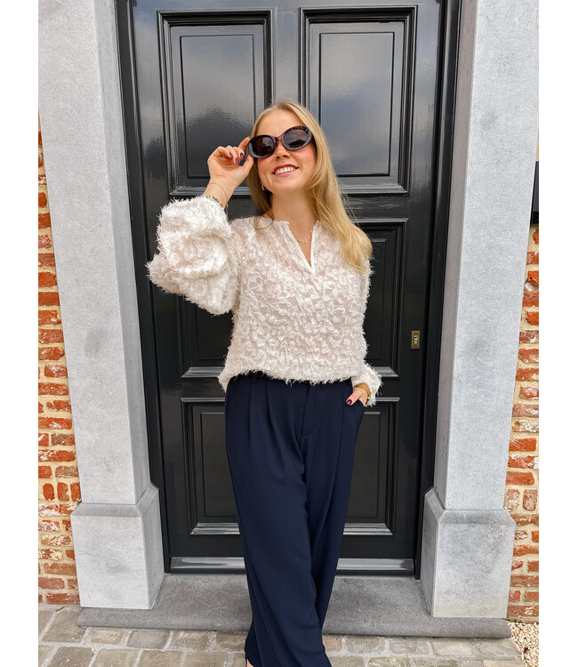 Saint Tropez Nilsine blouse wit
