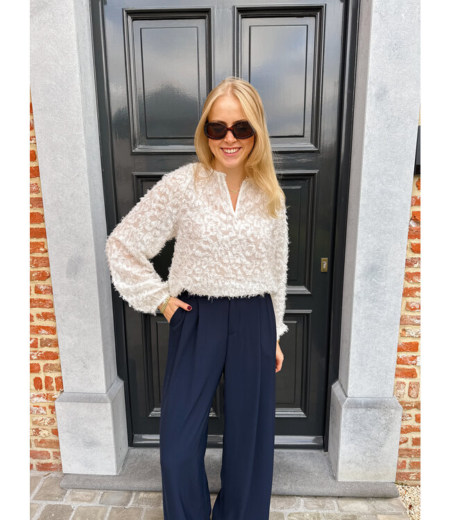 Saint Tropez Nilsine blouse wit