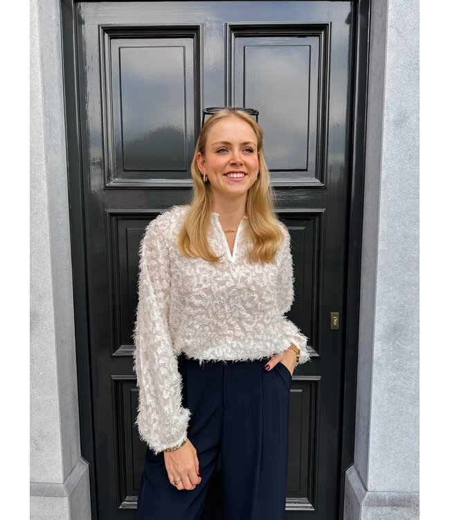 Saint Tropez Nilsine blouse wit