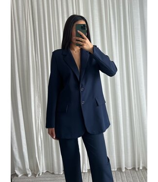 Anna blazer donkerblauw