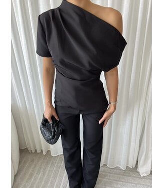 Alma top zwart