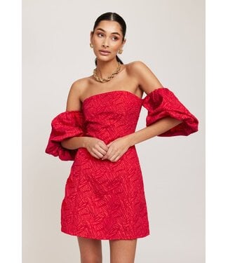 Rut & Circle Evelin jurk rood