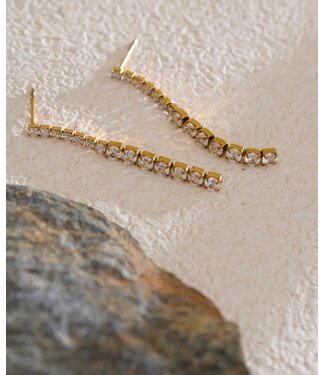 Ettie oorbellen goud