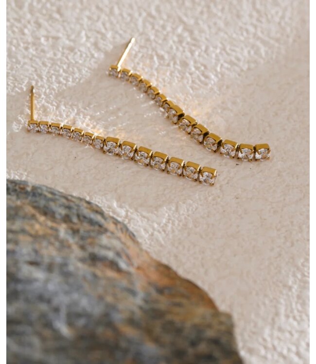 Ettie oorbellen goud