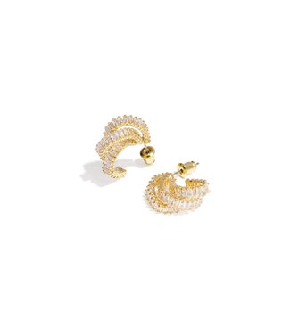 Party shimmer oorbellen