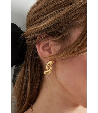 Losse strepen oorbellen