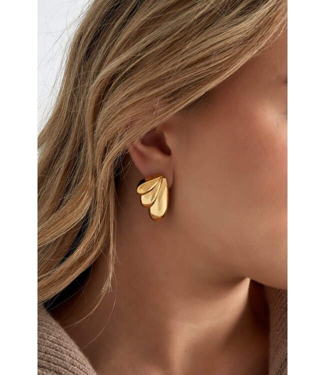 Angel wings oorbellen