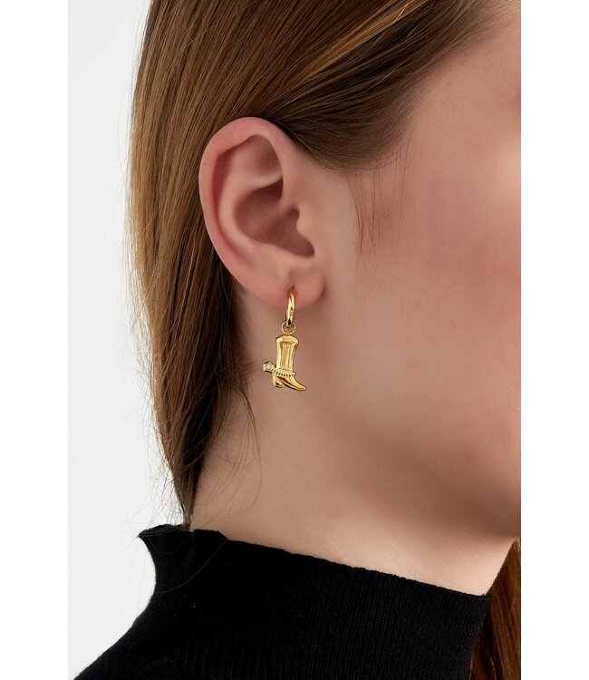 Cowboylaars oorbellen