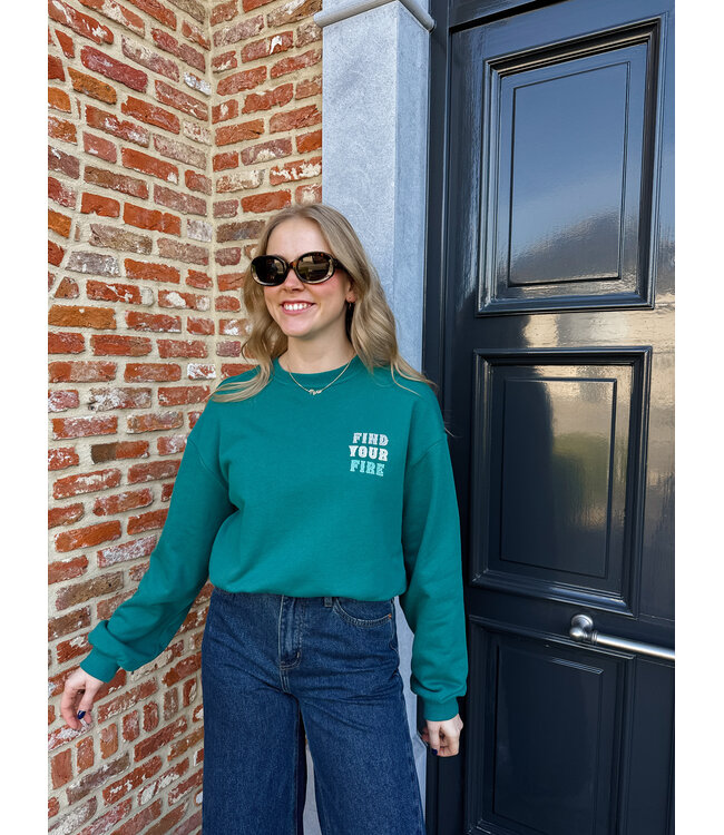 Brinley sweater teal
