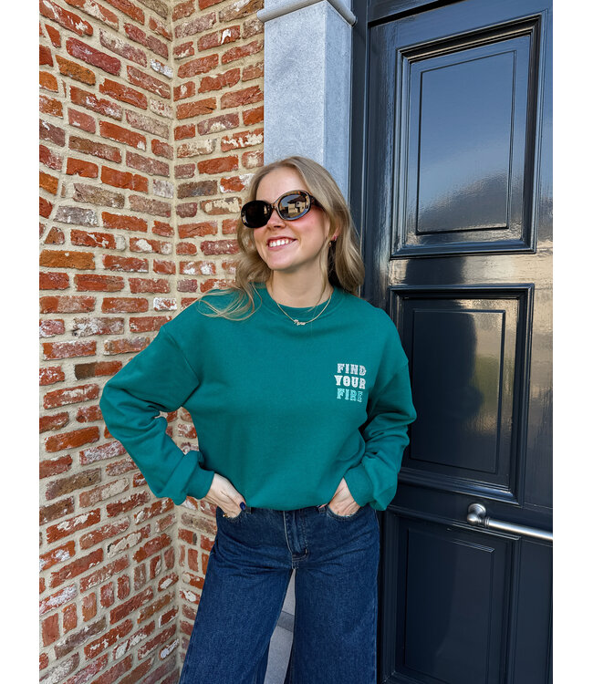Brinley sweater teal