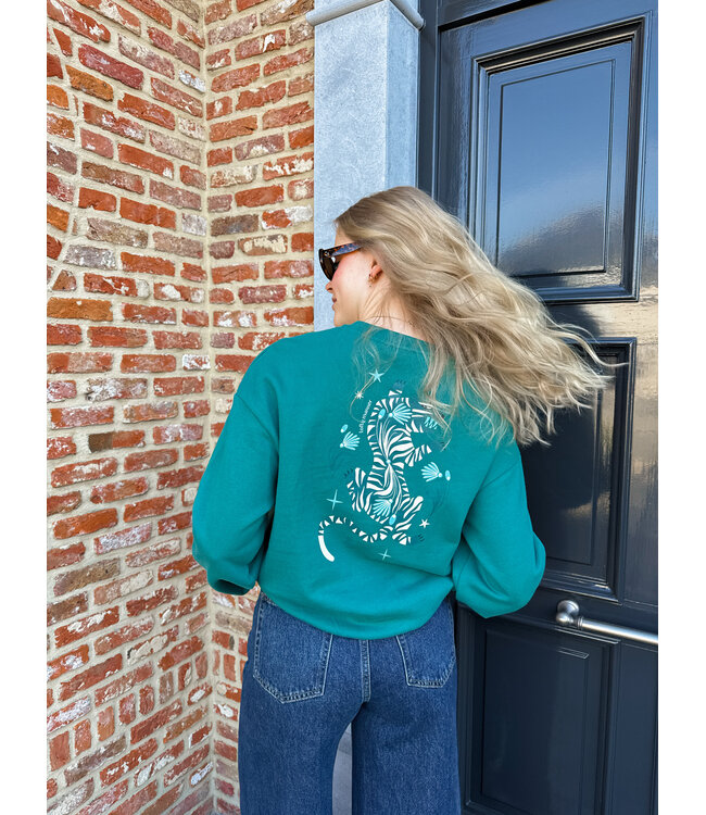 Brinley sweater teal