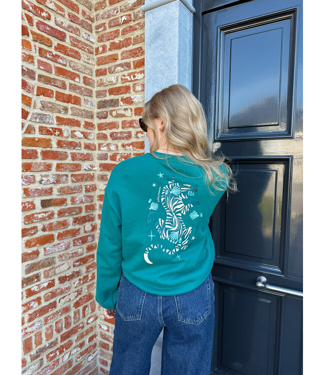 Brinley sweater teal