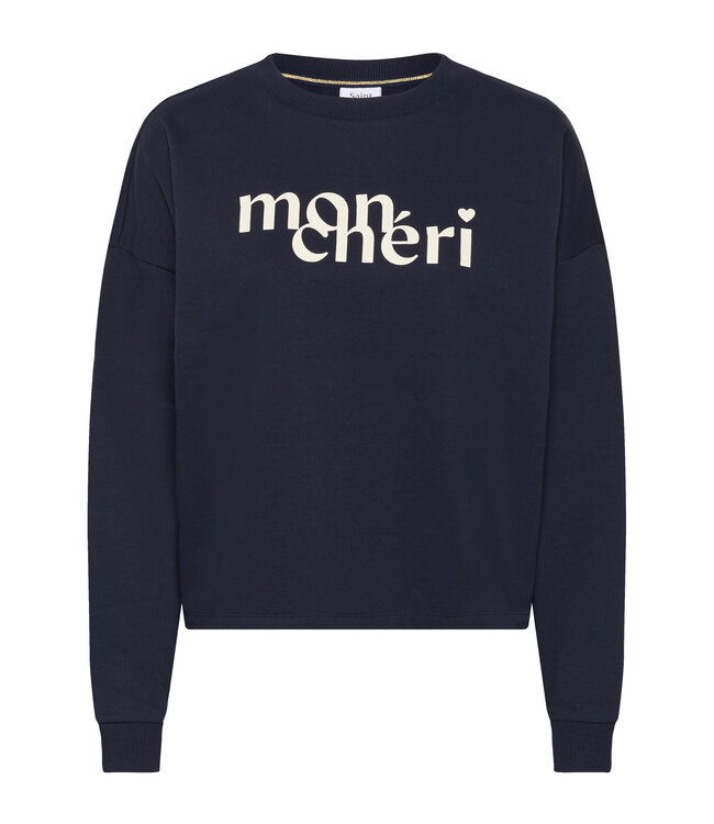 Pegrina sweater donkerblauw