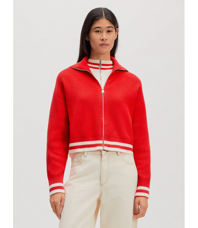 Lucila cardigan rood