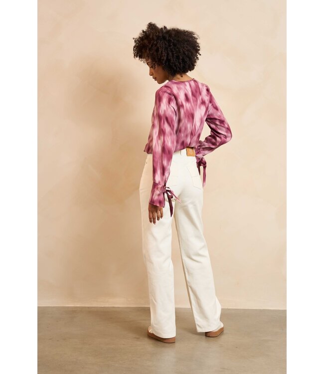 Lora blouse paars-roze
