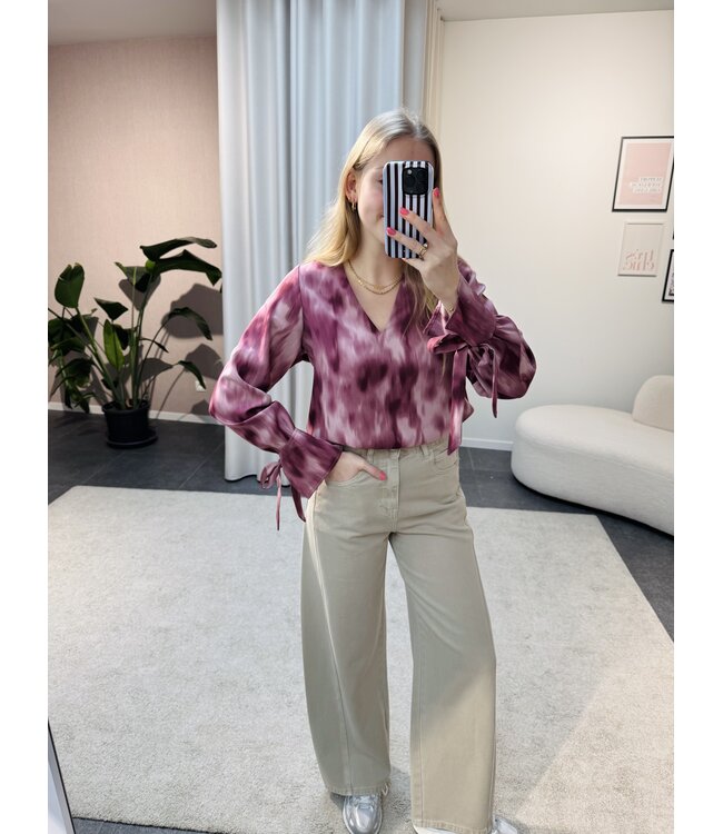 Balou barrel jeans beige