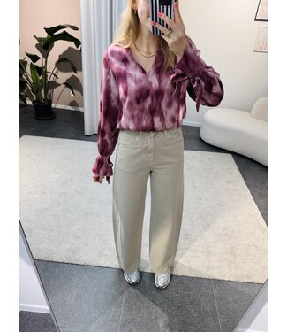 Balou barrel jeans beige