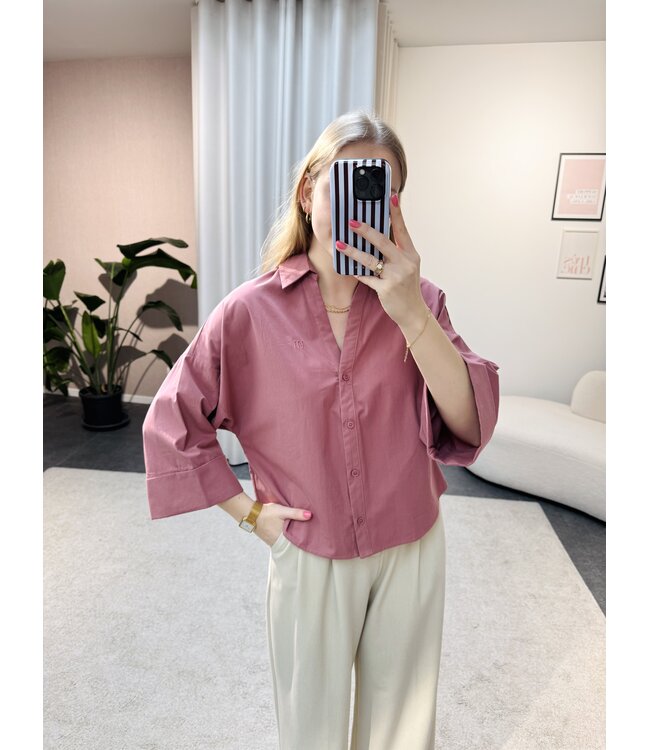 Selou blouse roze