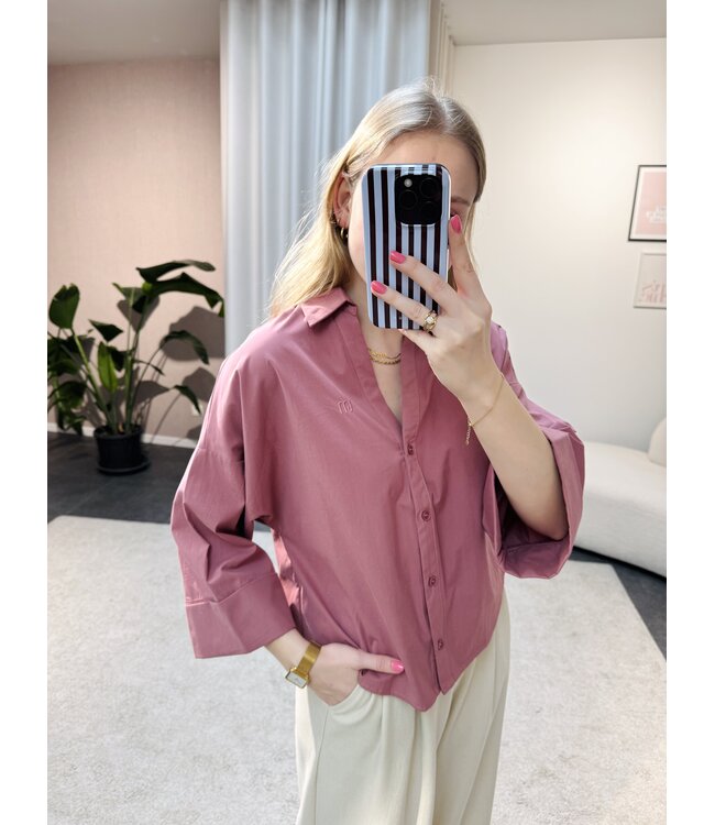 Selou blouse roze