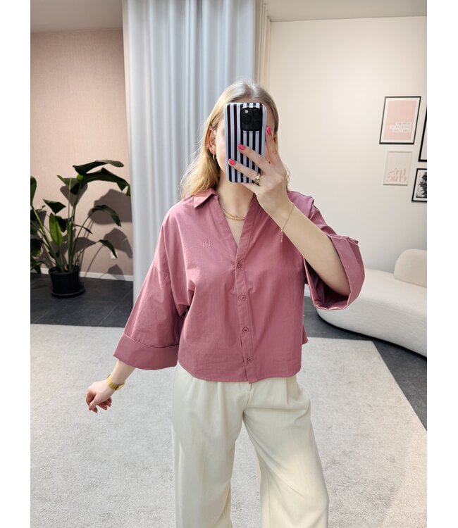 Selou blouse roze