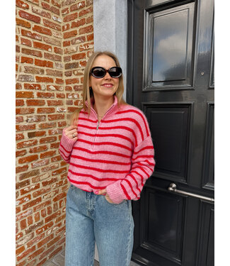 Lizzie pull roze-rood