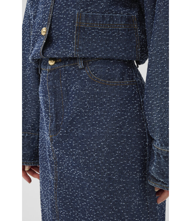 Phea denim rok donkerblauw