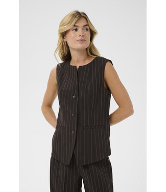 Pantelea gilet donkerbruin